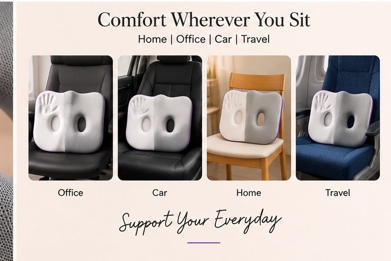 Premium Orthopedic Posture Corrector for Office Chairs & Car Seats