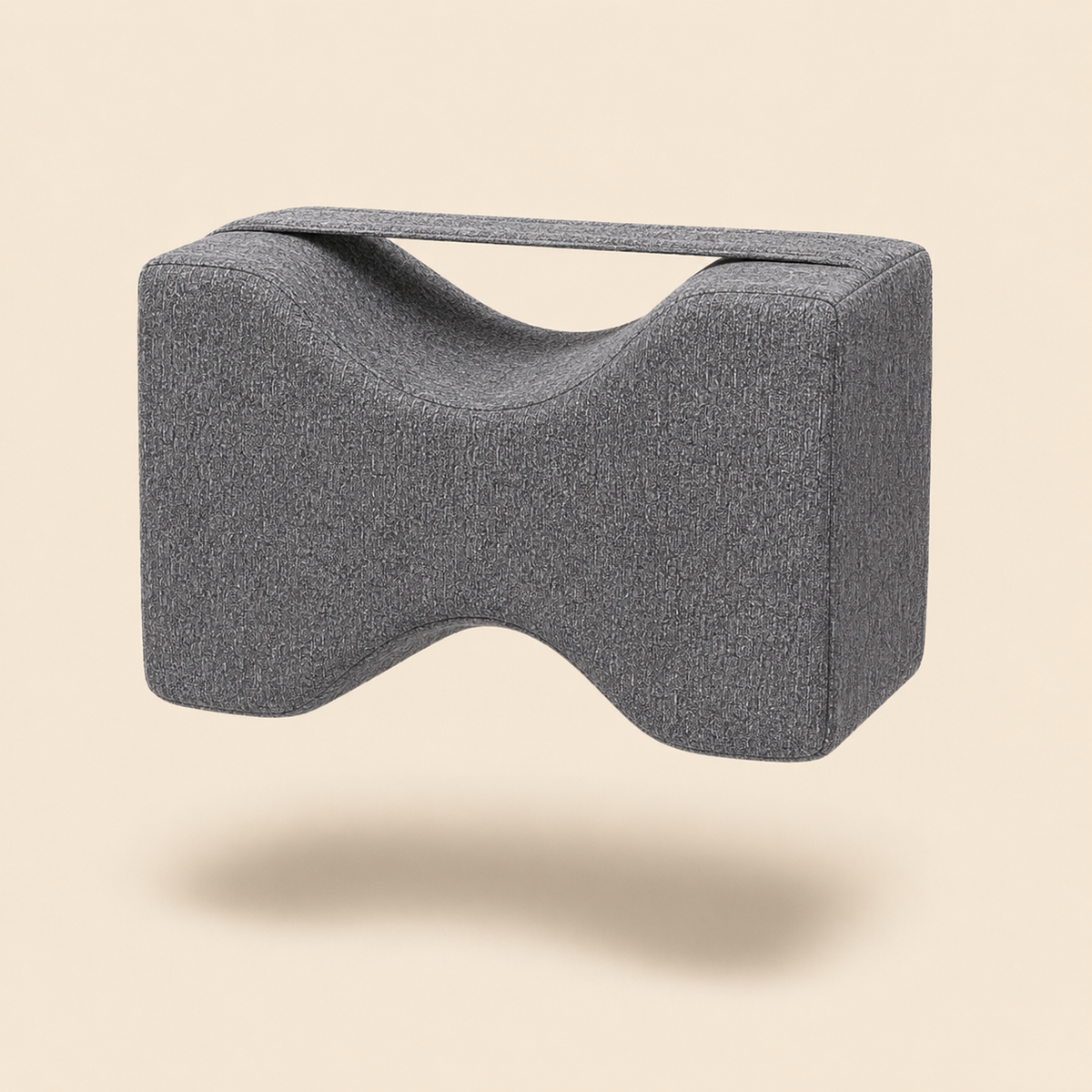 Ergonomic Memory Foam Knee Support Pillow (10×8×6 Inches)
