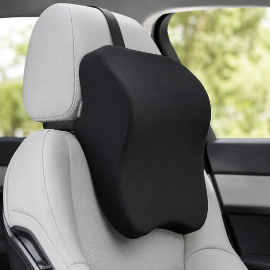 Car Headrest Pillow & Back Support Cushion Combo
