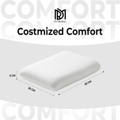 Queen Size Memory Foam Sleeping Pillow – White