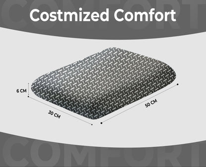 Queen Size Memory Foam Sleeping Pillow – Grey (20x12x3.5 Inches)