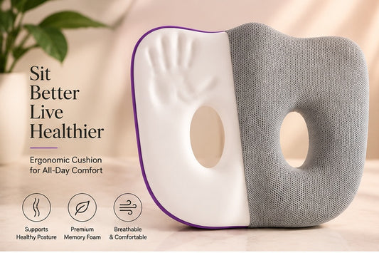 Premium Orthopedic Posture Corrector for Office Chairs & Car Seats