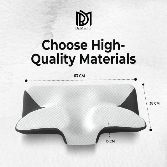Ergonomic Cervical Memory Foam Pillow for Neck Pain Relief | Orthopedic Contour Sleeping Pillow