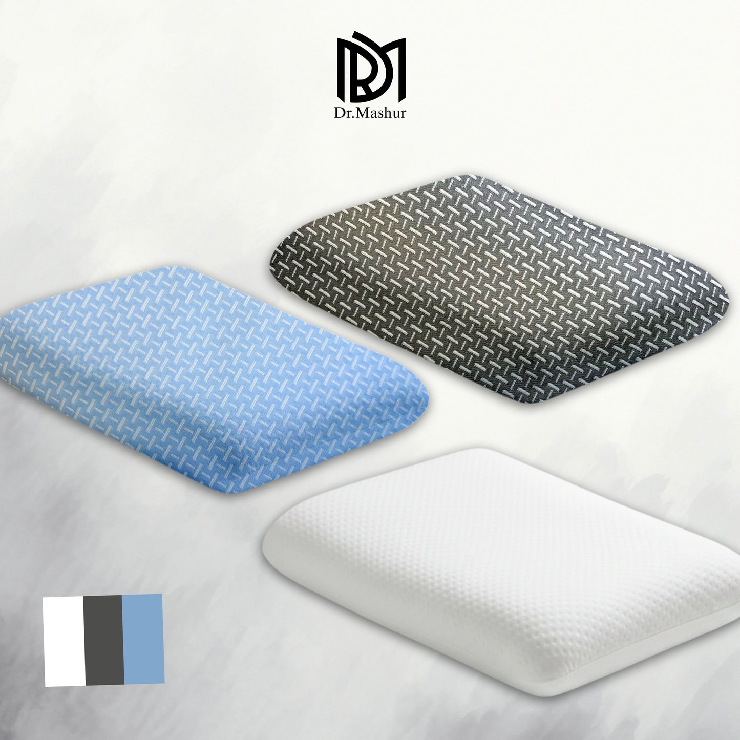 Queen Size Memory Foam Sleeping Pillow – White