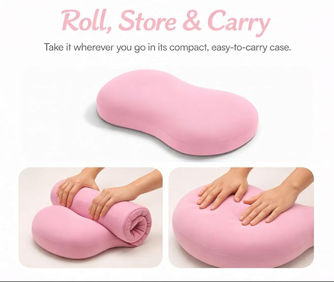 Memory Foam Cuddle Pillow for Sleep & Relaxation (22.9x13.7x3.9 Inches)