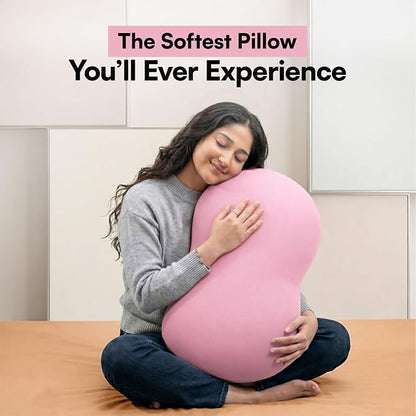 Memory Foam Cuddle Pillow for Sleep & Relaxation (22.9x13.7x3.9 Inches)