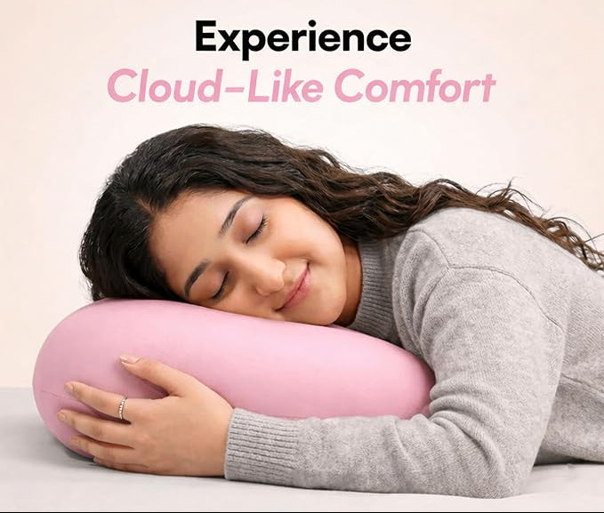 Memory Foam Cuddle Pillow for Sleep & Relaxation (22.9x13.7x3.9 Inches)