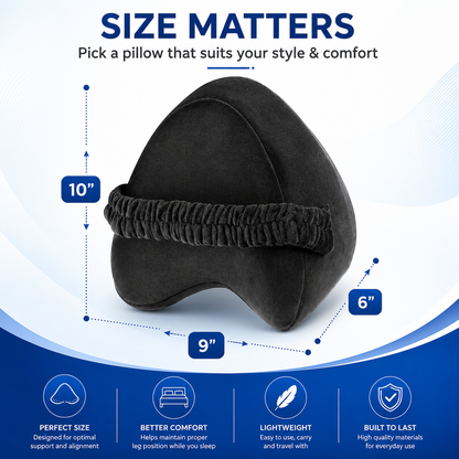 Heart-Shaped Memory Foam Knee Support Pillow  Description