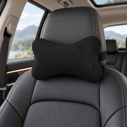 Premium Quilted Memory Foam Car Neck Rest Pillow