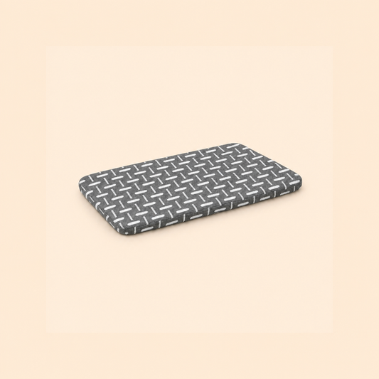 SlimAlign King Size Ultra-Slim Comfort Support Pillow – Black (24x16x2 Inches)