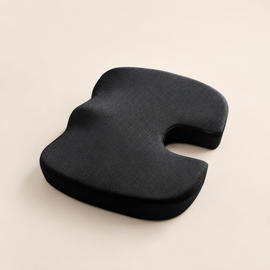 Ergonomic Memory Foam Coccyx Seat Support Cushion (14×18×3 Inches)