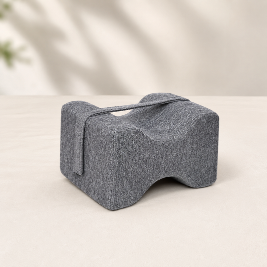 Ergonomic Memory Foam Knee Support Pillow (10×8×6 Inches)