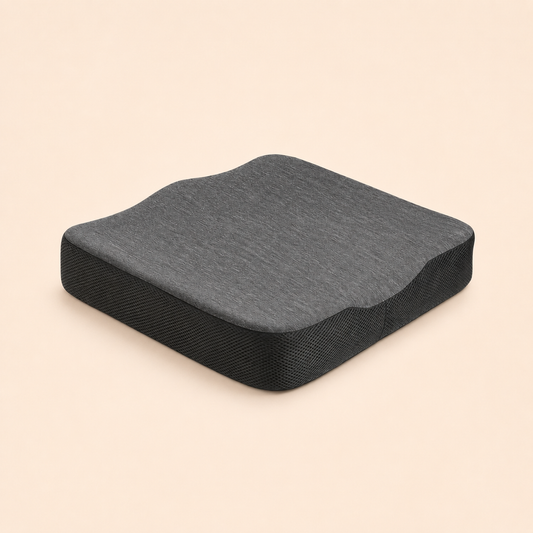Ergonomic Memory Foam Coccyx Seat Support Cushion (16×16×3 Inches)