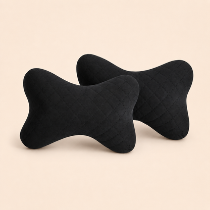 Memory Foam Car Headrest Neck Support Pillow (12x8x4 Inches)