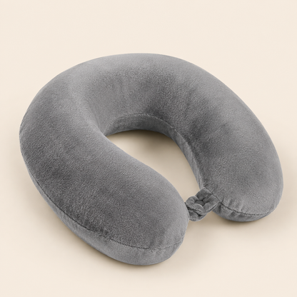 U-Shaped Travel Neck Pillow for Car, Flight & Office (13×13×5 Inches)