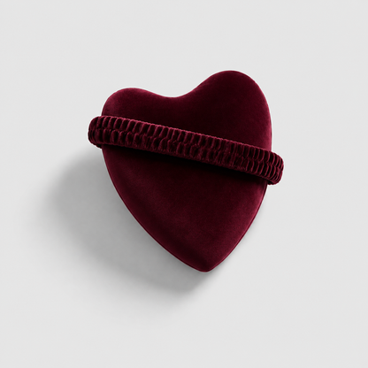 Heart-Shaped Memory Foam Knee Support Pillow (9x10x6 Inches)
