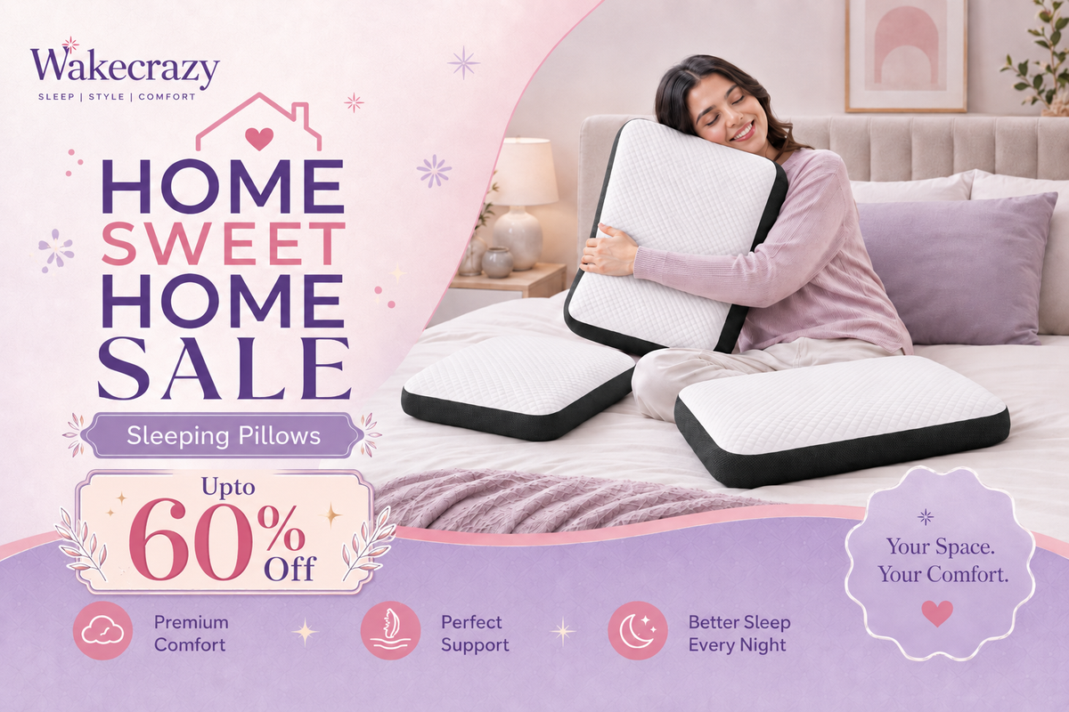Wake crazy with heavenly pillows