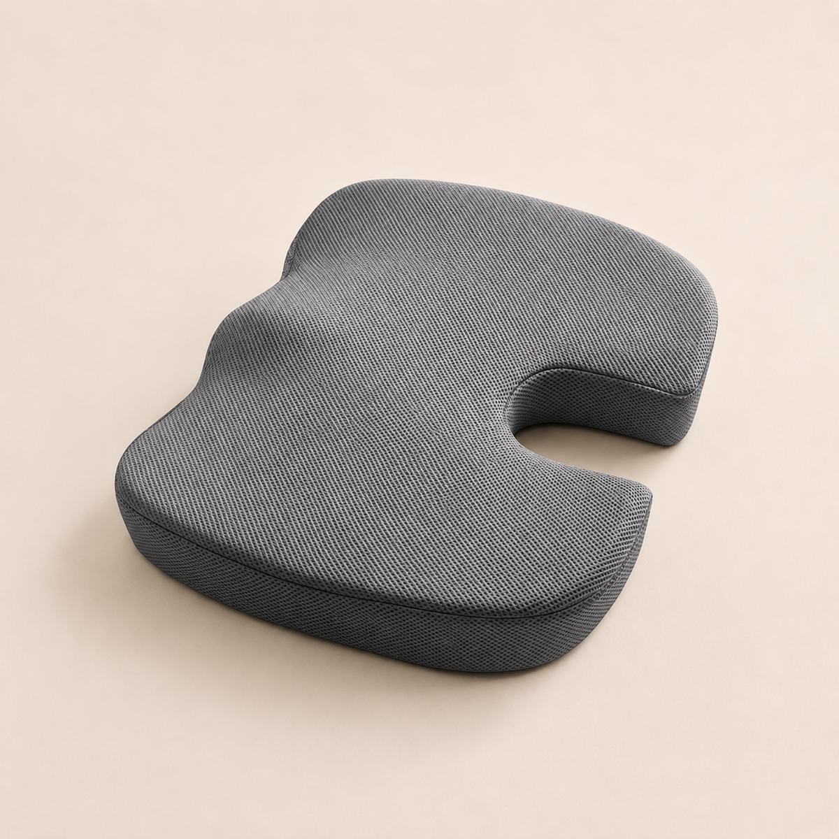Ergonomic Memory Foam Coccyx Seat Support Cushion (14×18×3 Inches)