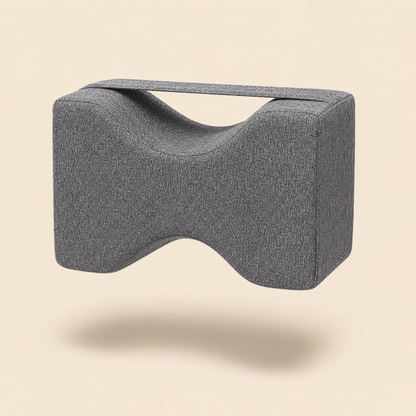 Ergonomic Memory Foam Knee Support Pillow (10×8×6 Inches)