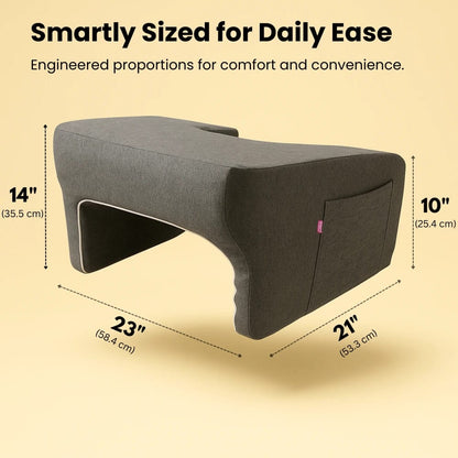 Cushioned Lap Desk Pillow for Laptop & Work