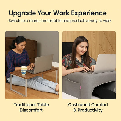 Cushioned Lap Desk Pillow for Laptop & Work