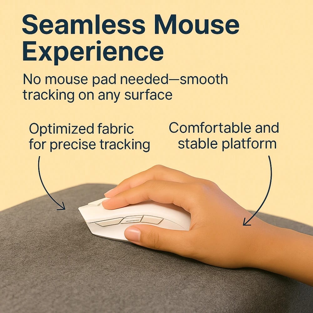 Cushioned Lap Desk Pillow for Laptop & Work