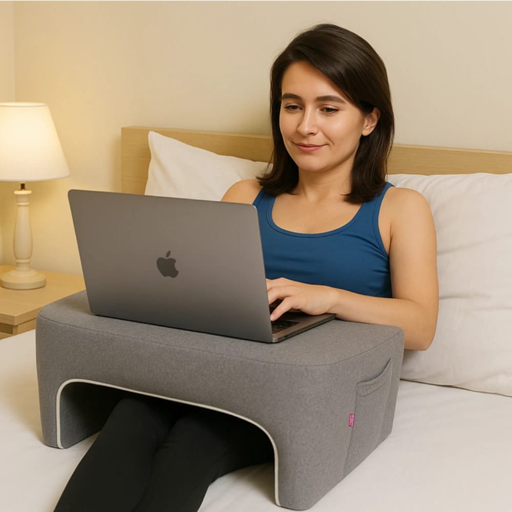 Cushioned Lap Desk Pillow for Laptop & Work