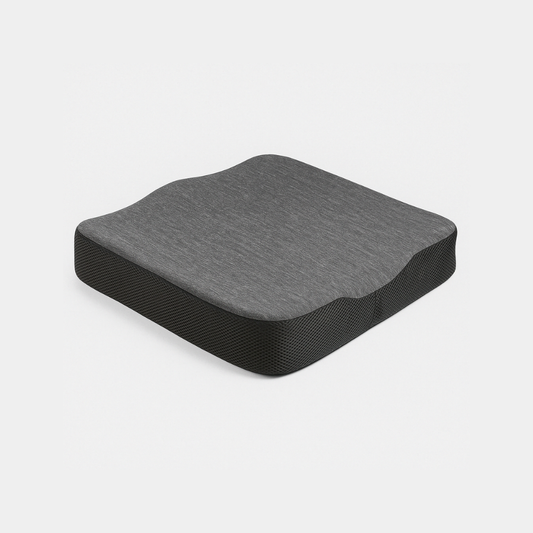 Ergonomic Memory Foam Coccyx Seat Support Cushion (16×16×3 Inches)
