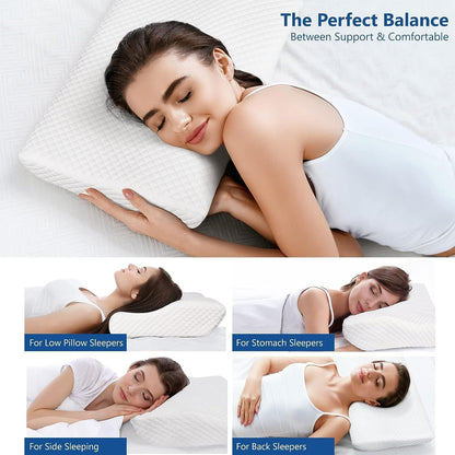 Orthopedic Memory Foam Cervical Pillow for Neck & Shoulder Support