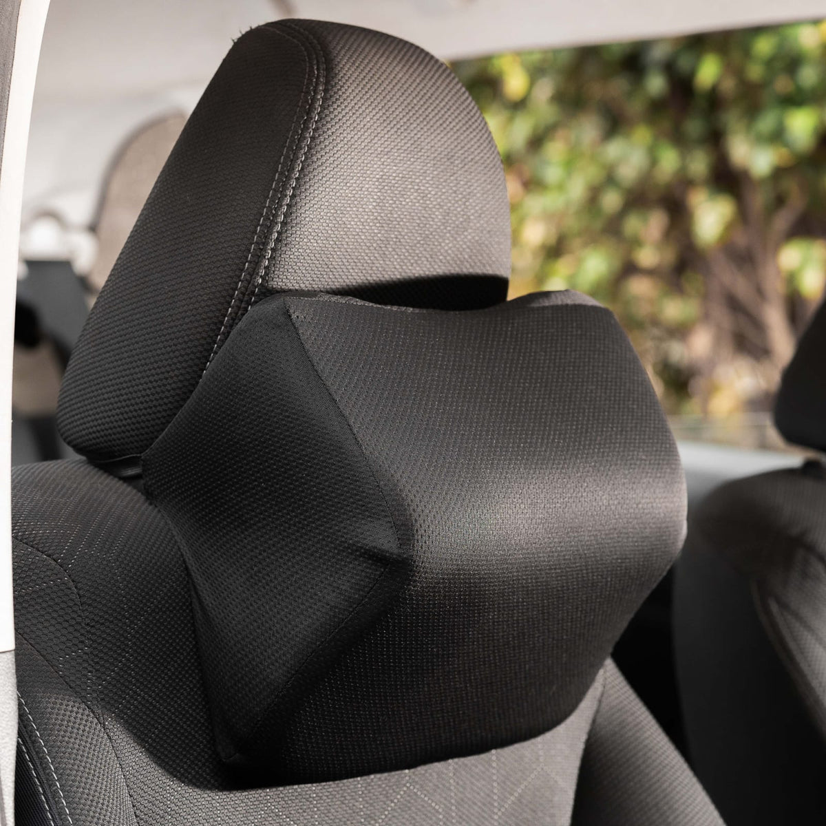 Memory Foam Car Neck Support Pillow | Ergonomic Headrest Cushion for Travel & Driving (11×9×5 Inches)