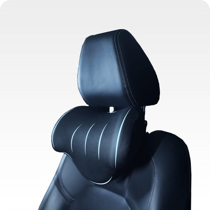 Ergonomic Memory Foam Car Neck Pillow | Headrest Support Cushion for Neck Pain Relief (12×8×5 Inches)