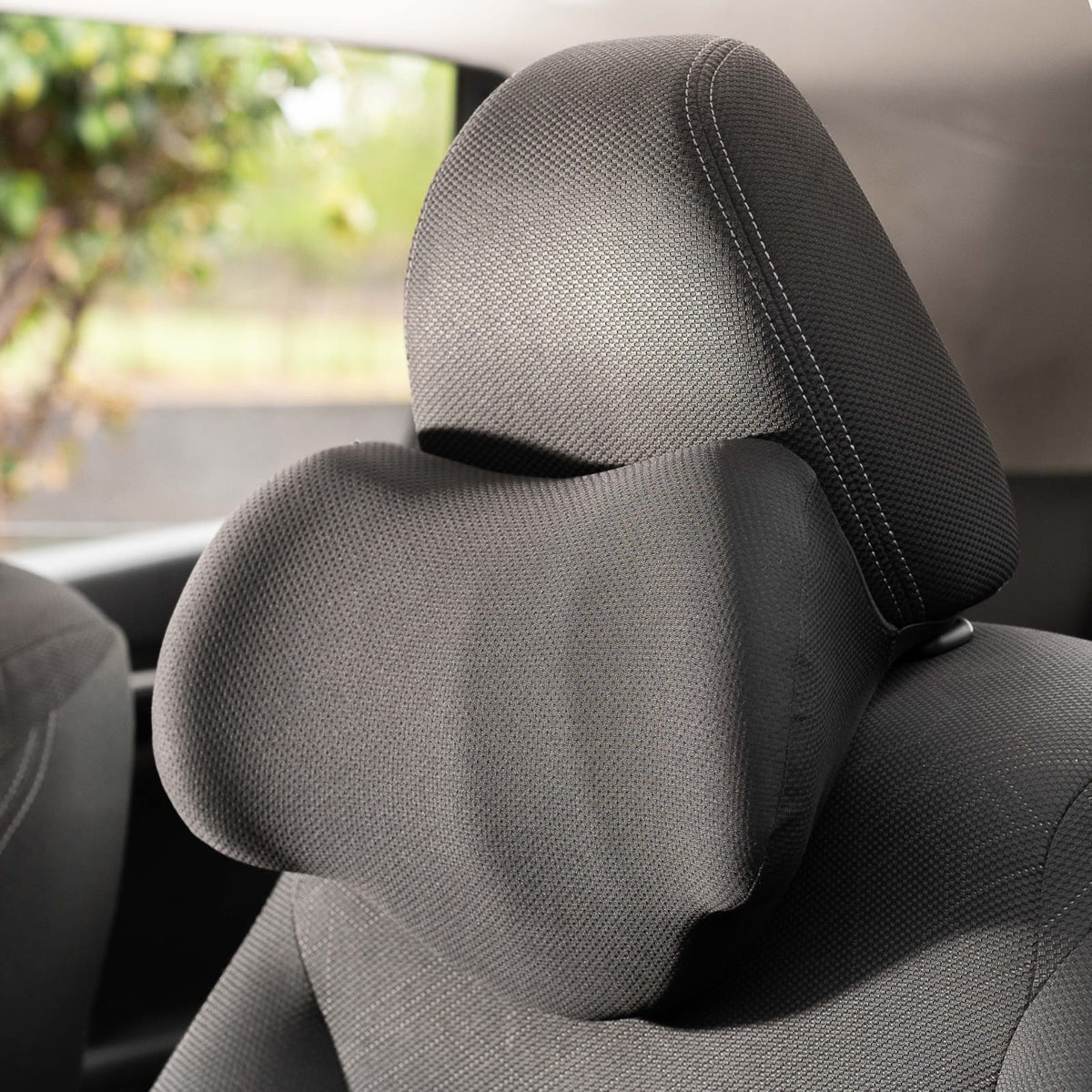 Ergonomic Memory Foam Car Neck Pillow | Headrest Support Cushion for Neck Pain Relief (12×8×5 Inches)