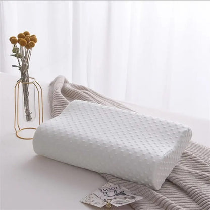 Adult Orthopedic Memory Foam Cervical Pillow with Contoured Neck Support