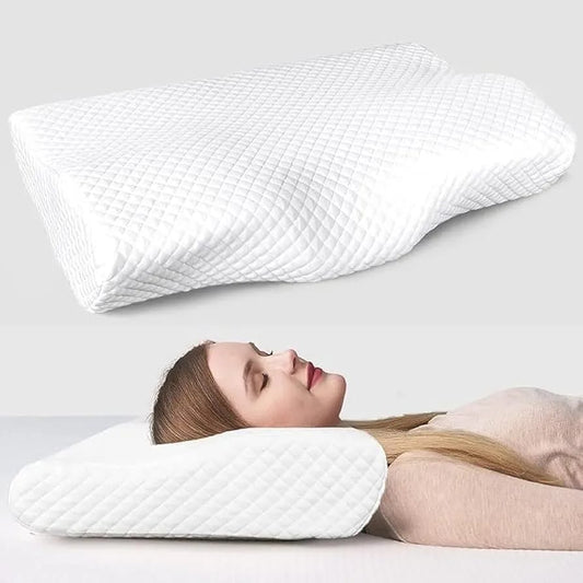 60 cm Orthopedic Contour Memory Foam Cervical Pillow for Neck & Shoulder Support