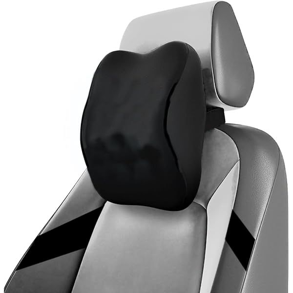 Pro Car Headrest Cushion for Neck & Back Support (10x12x5 Inches)