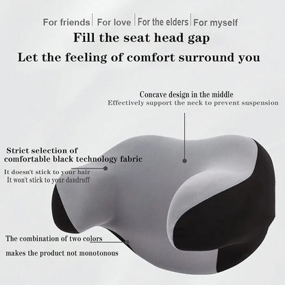 Car Headrest Neck Support Pillow for Driving & Travel (11x8x7 Inches)
