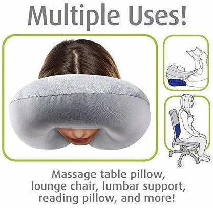 U-Shaped Travel Neck Pillow for Car, Flight & Office (13×13×5 Inches)