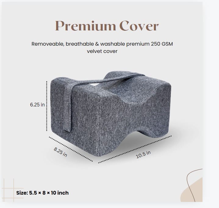 Ergonomic Memory Foam Knee Support Pillow
