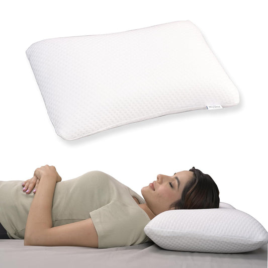Dual-Sided Curved Memory Foam Support Pillow