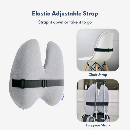 Ergonomic Memory Foam Chair Back Support Cushion
