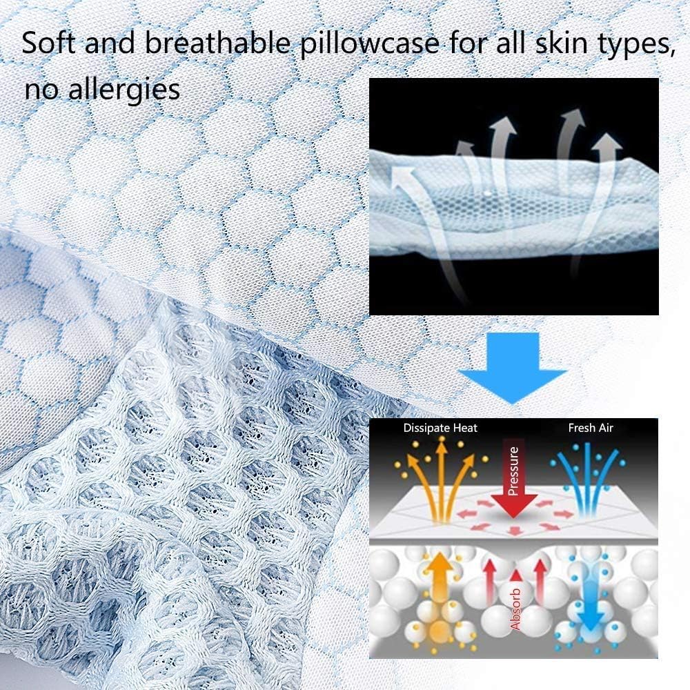 Dual-Sided Butterfly Contour Memory Foam Neck Support Pillow