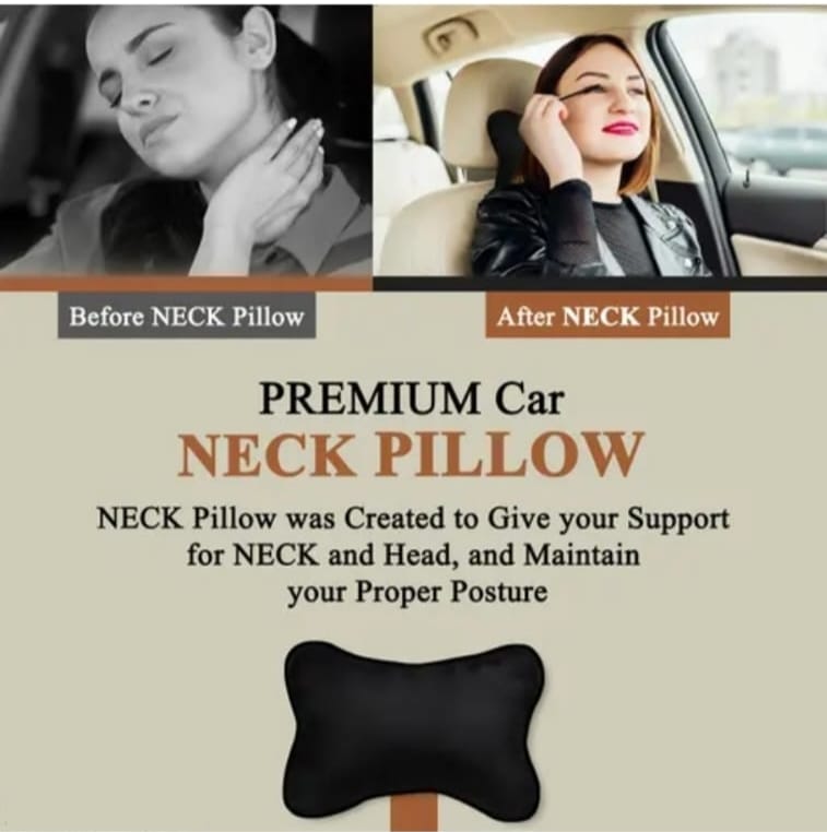 Memory Foam Car Headrest Neck Support Pillow