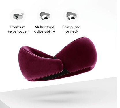 Adjustable Memory Foam Travel Neck Pillow