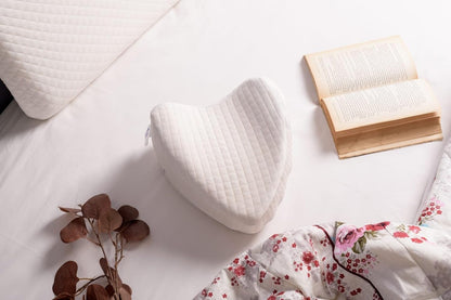 Heart-Shaped Memory Foam Knee Support Pillow