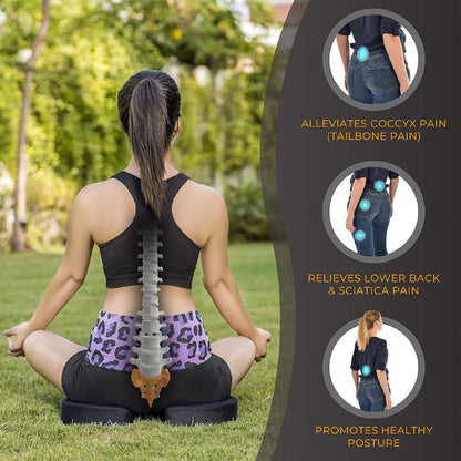 Ergonomic Memory Foam Coccyx Seat Support Cushion