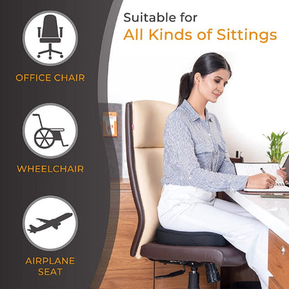Ergonomic Memory Foam Coccyx Seat Support Cushion