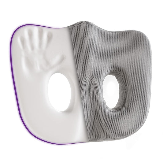 Orthopedic Memory Foam Seat Cushion for Tailbone & Sciatica Relief | Ergonomic Coccyx Cushion