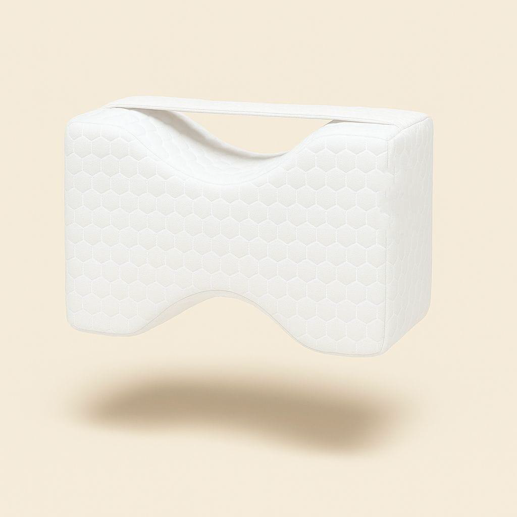 Ergonomic Memory Foam Knee Support Pillow (10×8×6 Inches)
