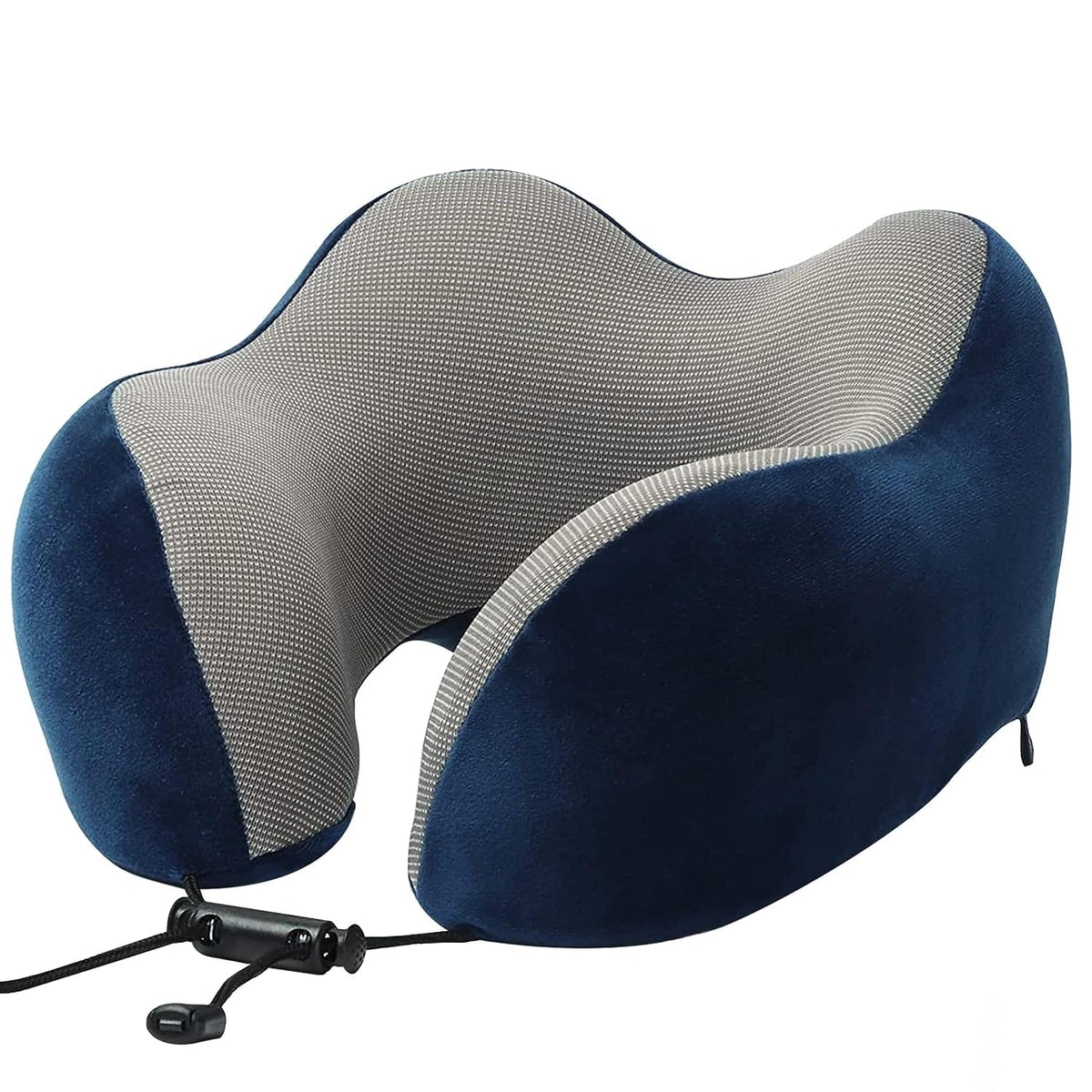 Memory Foam Travel Neck Pillow | Ergonomic U-Shaped Neck Support Cushion for Travel & Home (10×10×5 Inches)