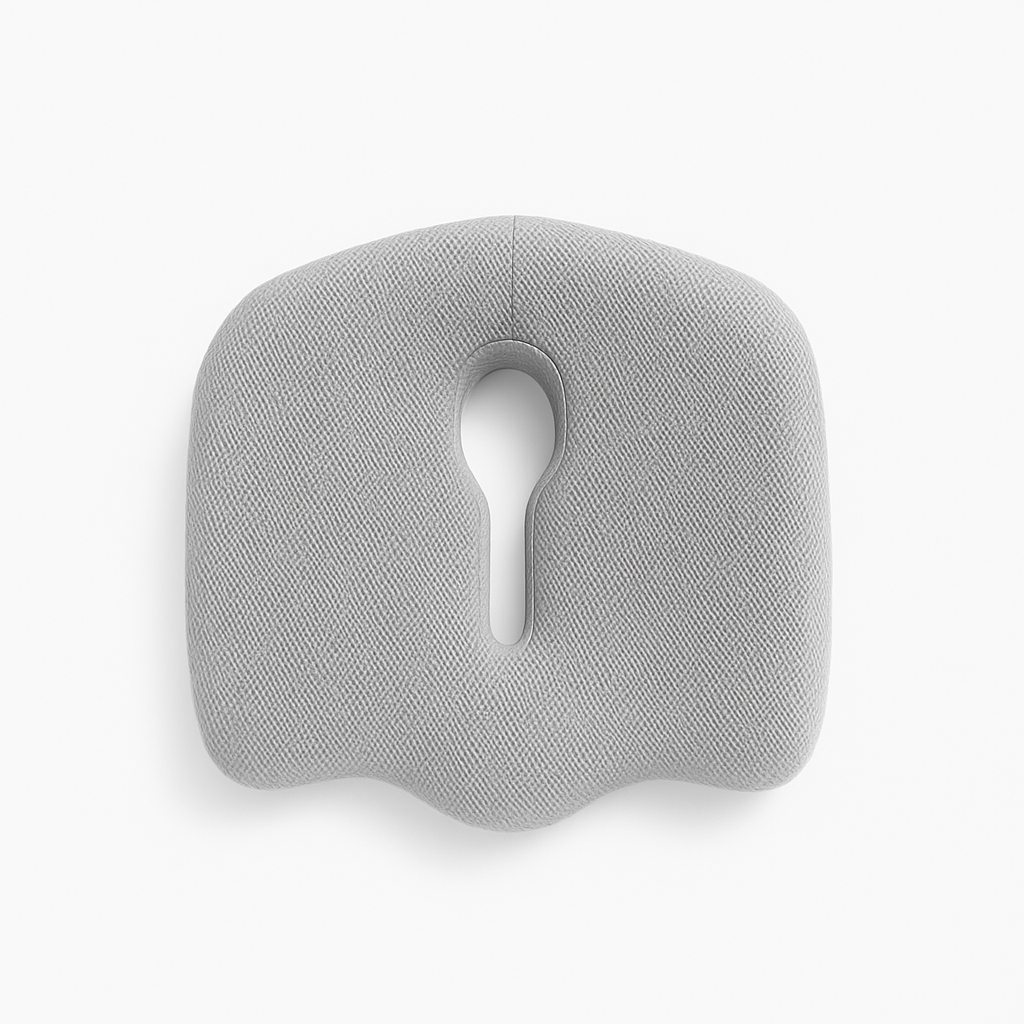 Orthopedic Coccyx Seat Cushion for Tailbone & Sciatica Relief | Memory Foam Sitting Pillow